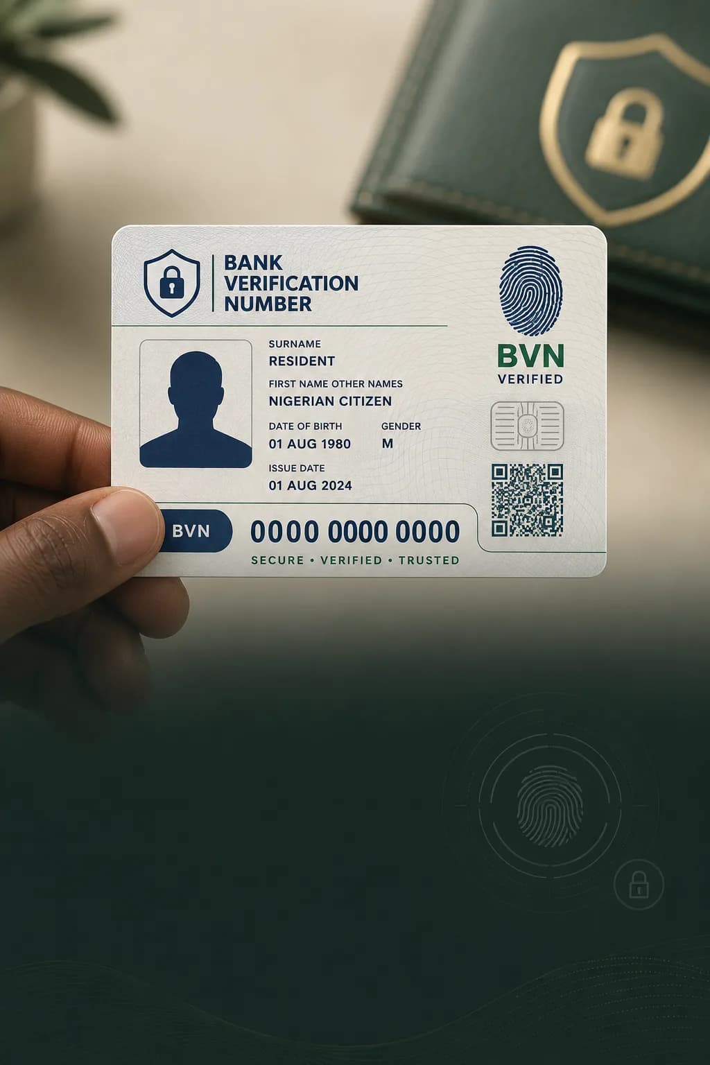 Bank Verification Number support visual for Liberty Digital Consulting